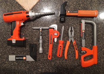 Toy Home Depot tool set