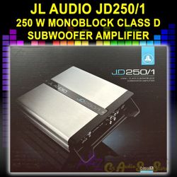 JL Audio 250 Watts Bass Amplifier Monoblock Jd250/1 Brand New 