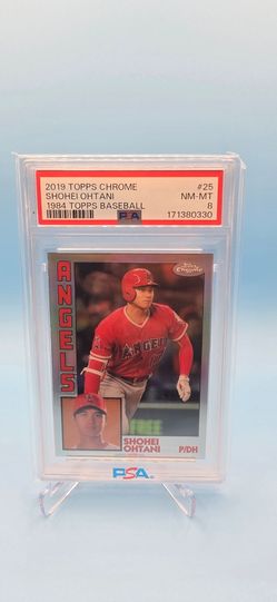 Shohei Ohtani 2019 Topps Chrome 1984 PSA 8