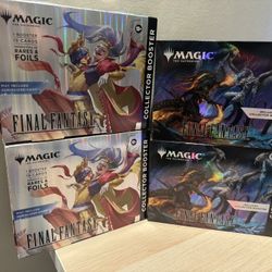 Magic The Gathering Final Fantasy Collector Booster And Gift Bundle 
