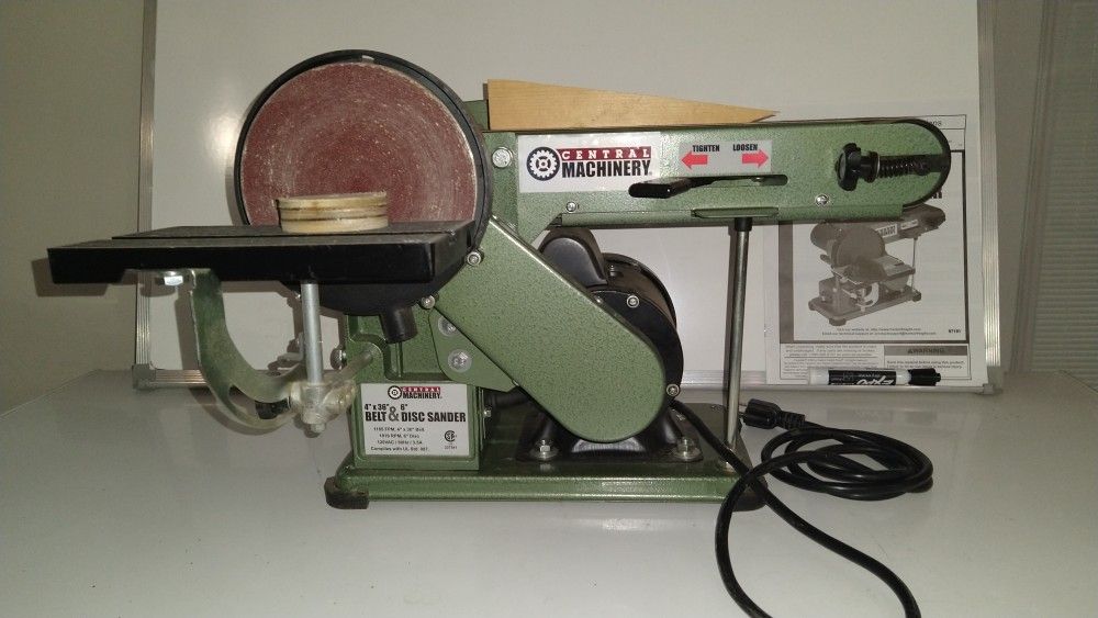 Central Machinery 6" Belt & Disc Sander 4x36