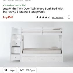 Bunk Bed Girls Room 