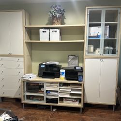 LIQUIDATING Office furniture computer Filing cabinets Desks Bookshelf Couch Chairs Printers 