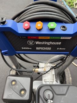westinghouse WPX 3400 gas pressure washer