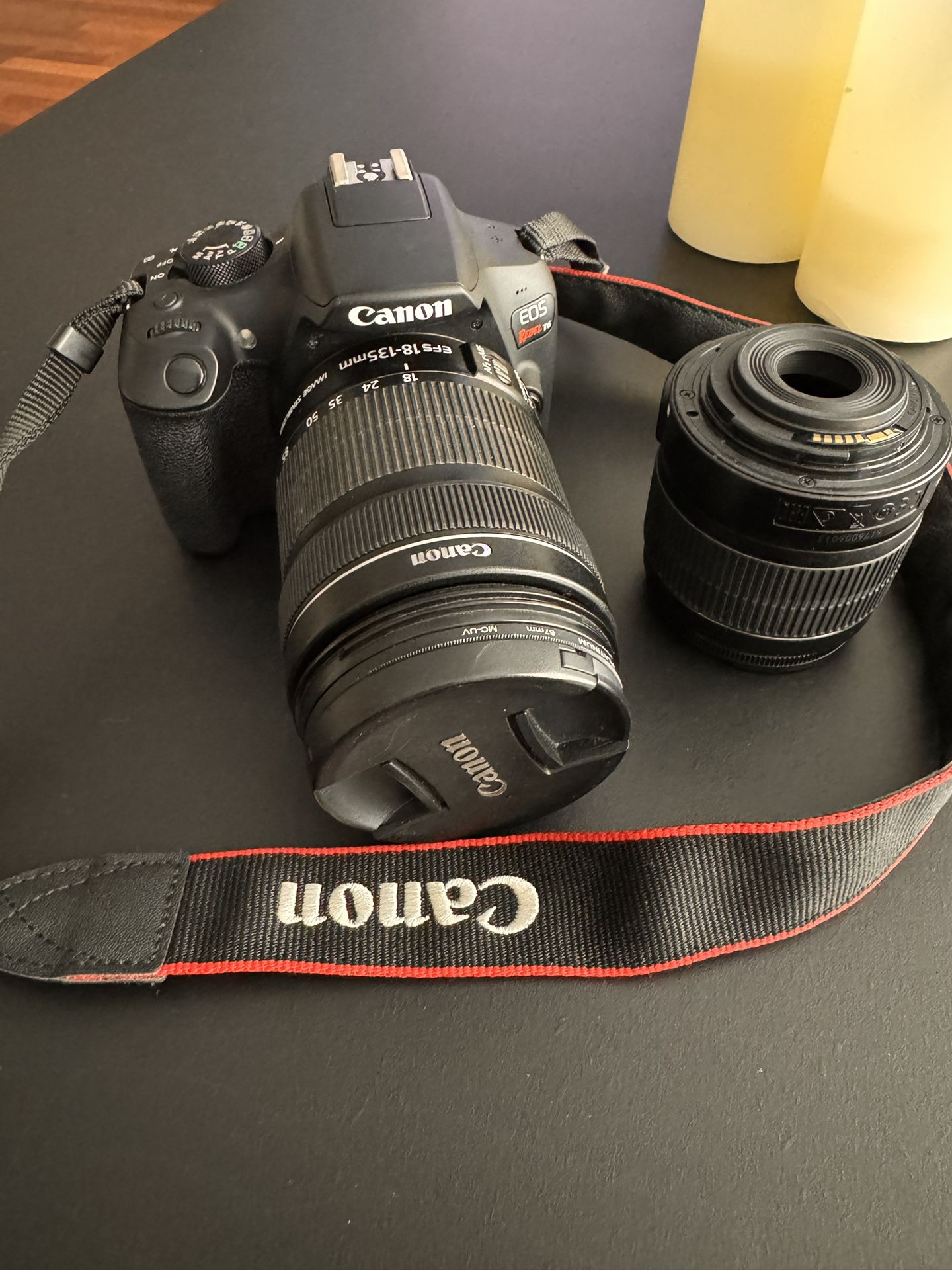 Canon EOS Rebel t6 Camera with 2 Lenses