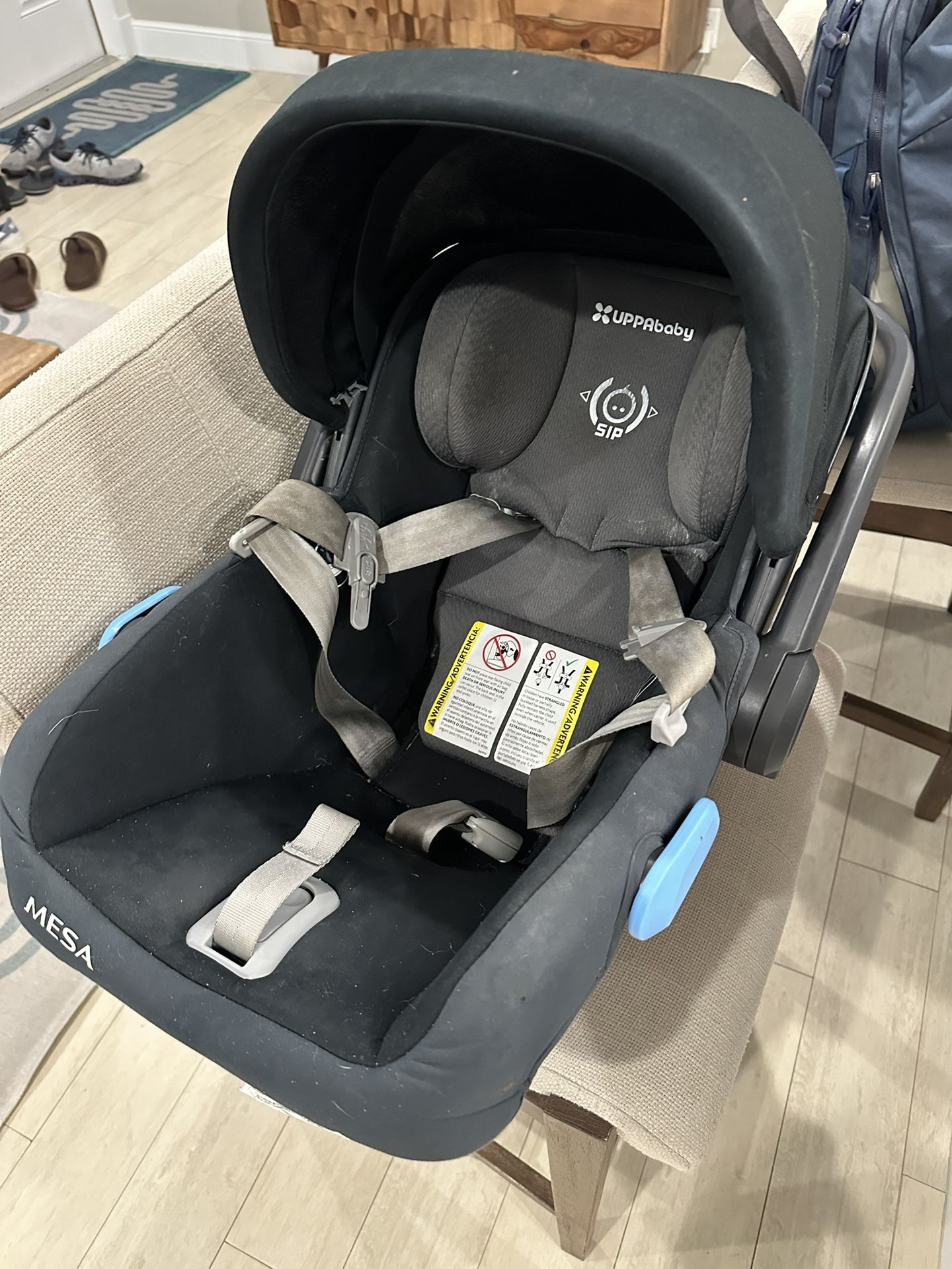 UPPAbaby MESA Infant Car Seat with Base & Travel Bag – Excellent Condition
