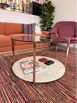 Glass Top Coffee Table