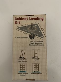 Cabinet Levelers NEW