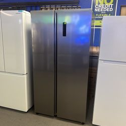 Element Side By Side Refrigerator In Stainless Steel!