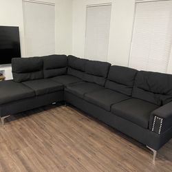 Black Sectional 