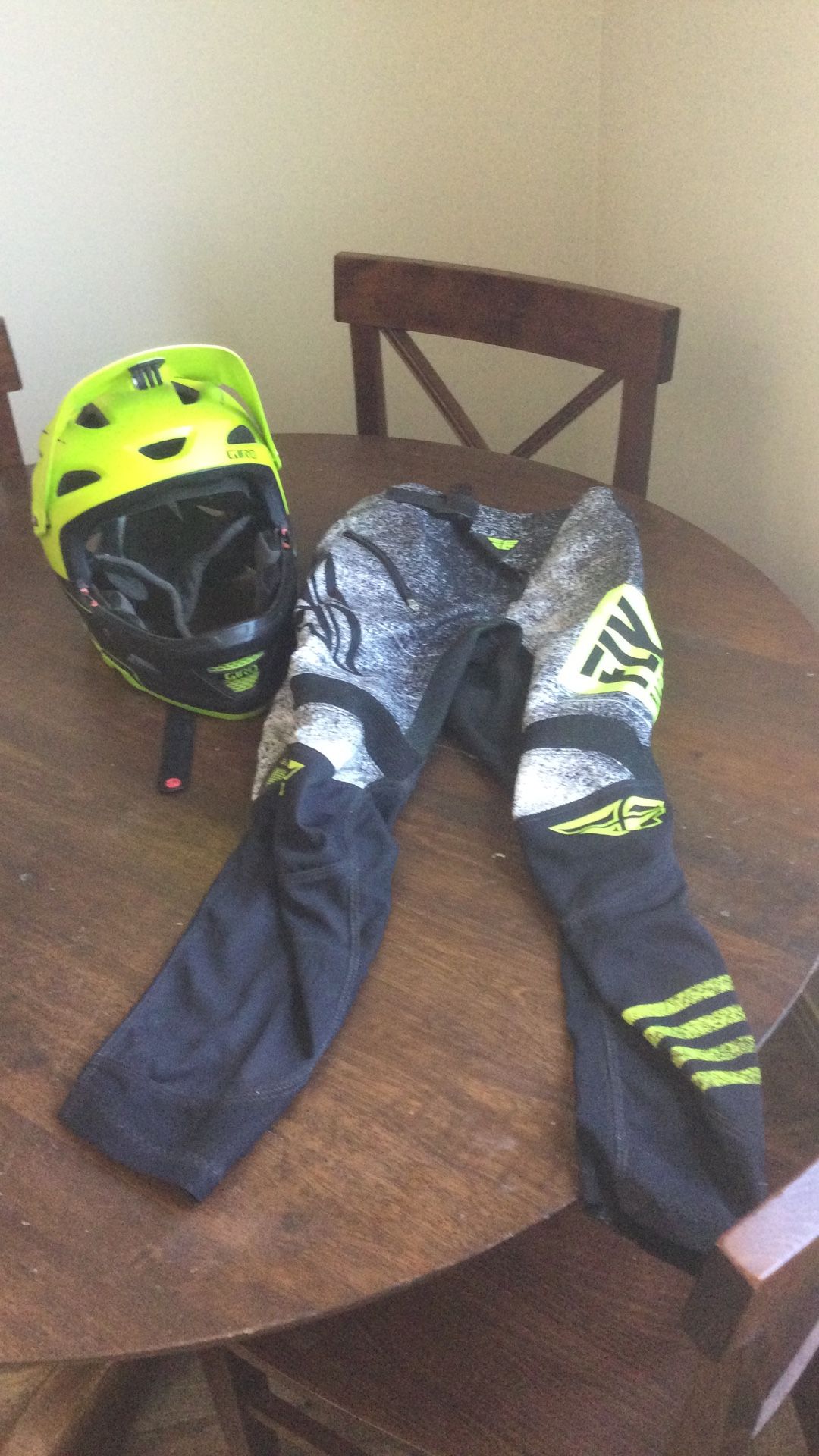Grio Switchblade Helmet/Fly Racing Pants