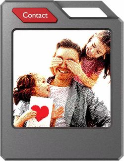 PhotoTag E-Ink Smart Tracker for Find My & Find My Device, Custom Picture Personalize E-Ink screen with photos.Track keys, luggage & bags via iOS or A