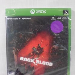 XBOX Series X XBOX ONE Back4Blood DVD Game 