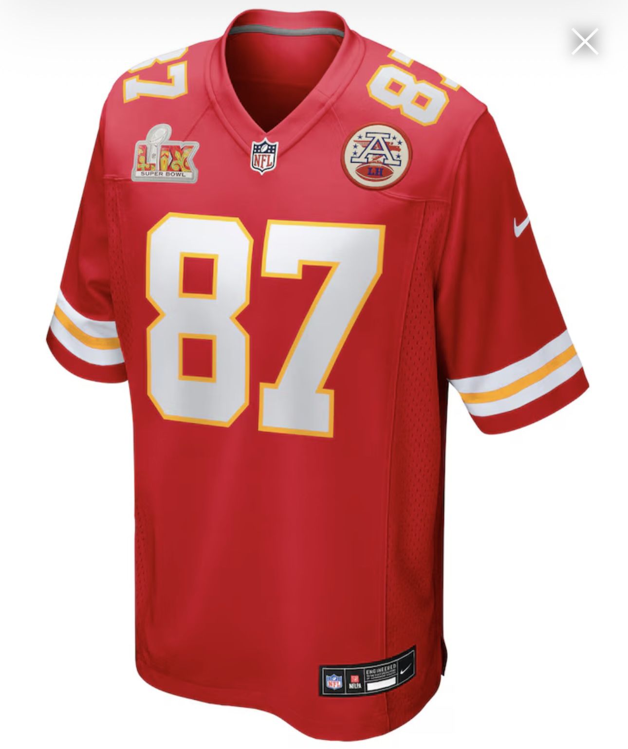 Kansas City Chiefs Super Bowl Jersey 