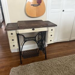 Antique Singer Sewing Table