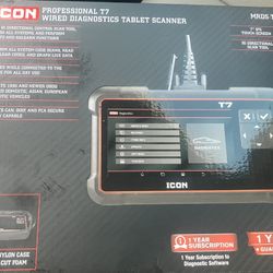 Professional T7 Wired Diagnostic Tablet Scanner
