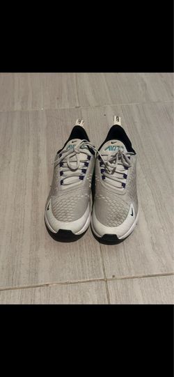 Nike Air Max 270 Gray/White Teal Youth Size 7Y