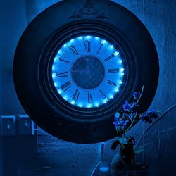 Wall Clock Louis Vuitton Pattern Smart LED Light Illuminated 