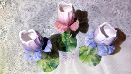 Vintage Ancora Italian candle holders.