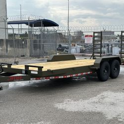 2025 Equipment Trailer, Car Trailer, Bobcat Trailer, Skid Steer Trailer,traile,trayle 