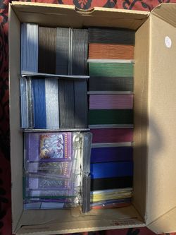Shoe Box With Built Yugioh Decks 