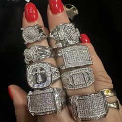 Men’s Silver Rings $100 Each 