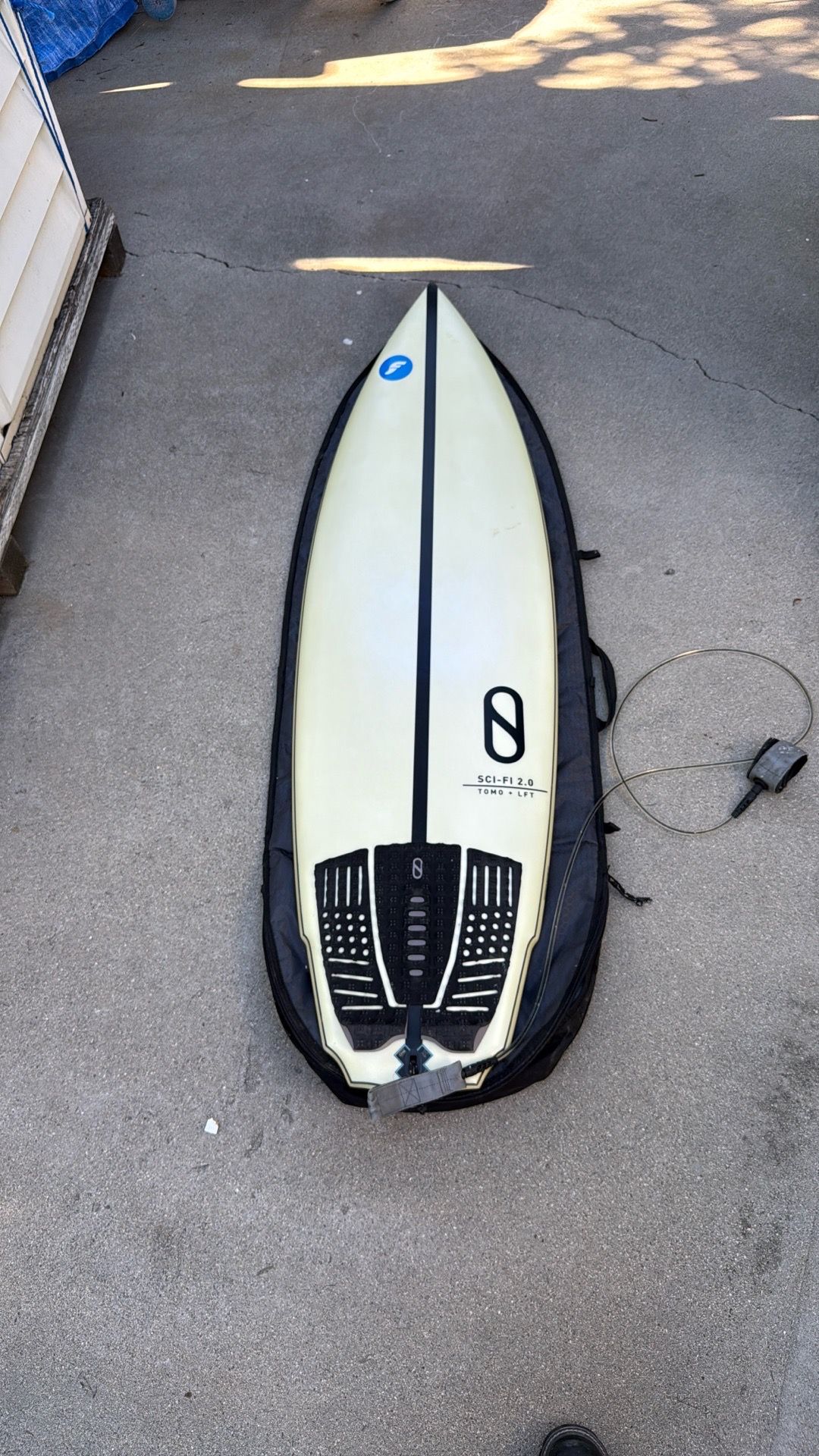 Slater Designs Sci-Fi 2.0 Firewire Ibolic 2.0 5'7" surfboard with bag