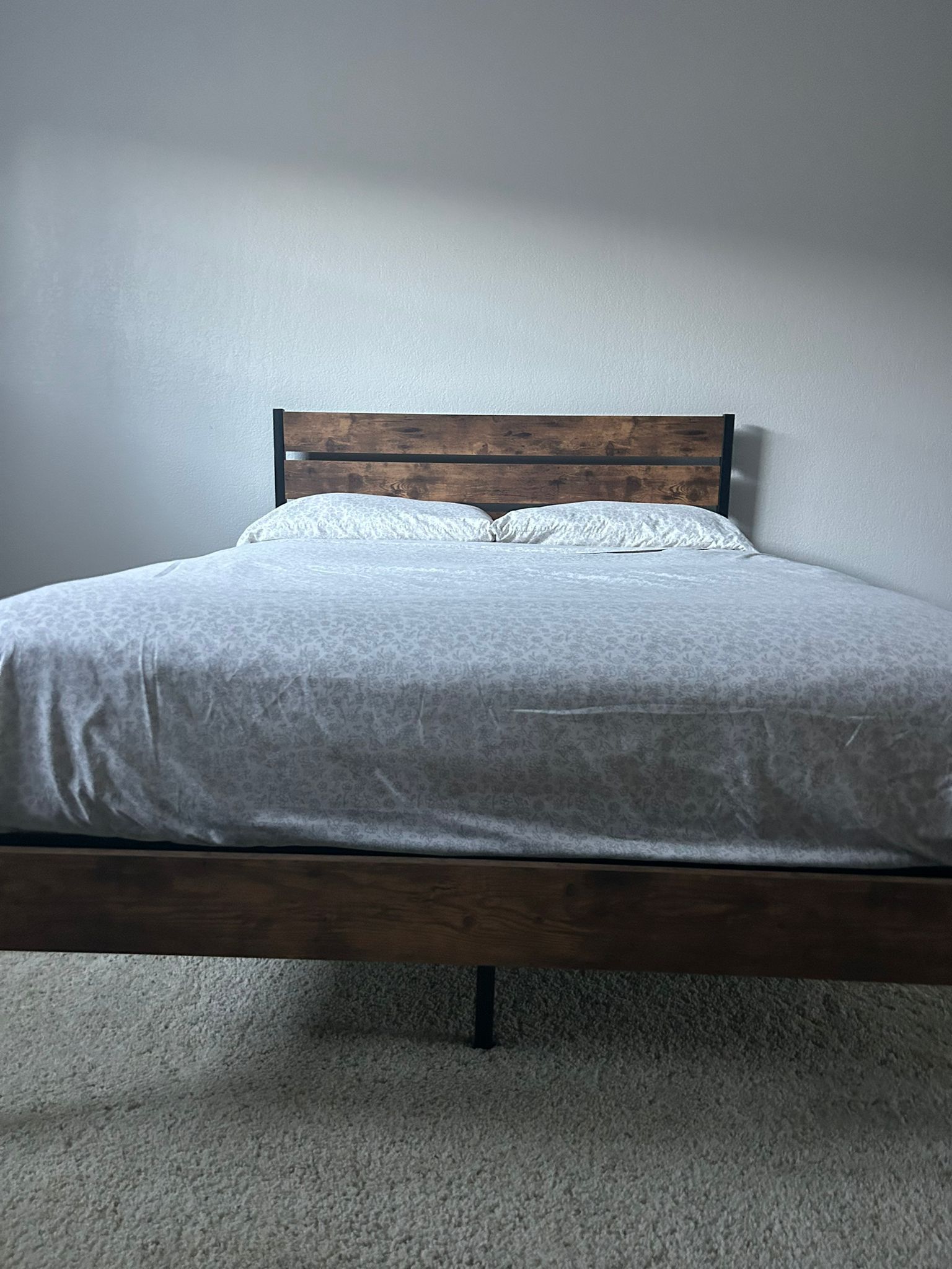 Full size mattress, bed frame and more!