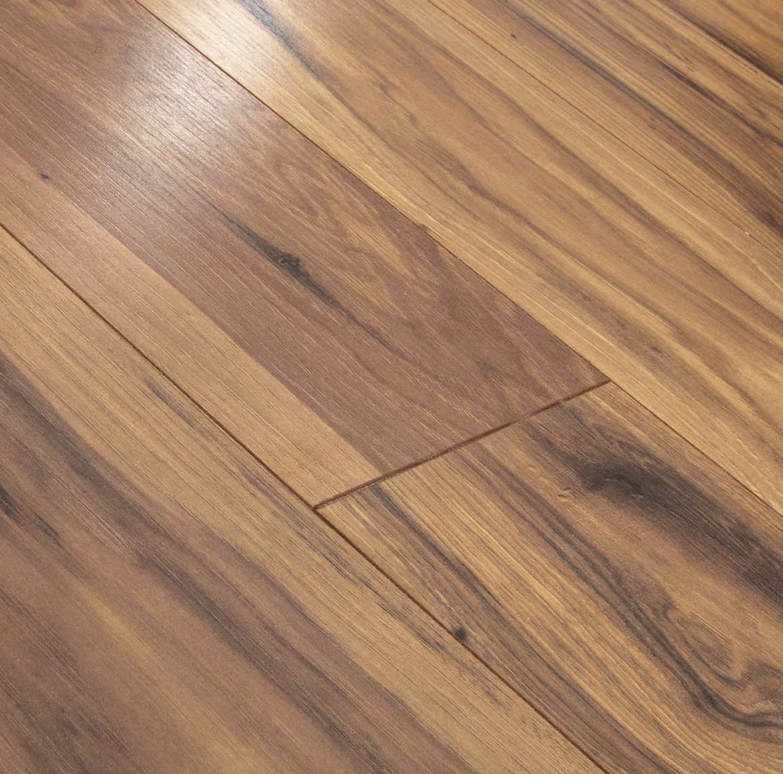 Mohawk Home Mayfield Hickory 10mm Thick Laminate Flooring Splash Defense Technology 2mm Pad Attached
