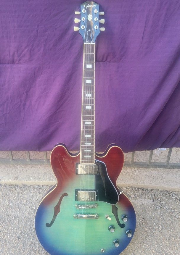 2022 Epiphone 335 IBG Blueberry Burst OBO