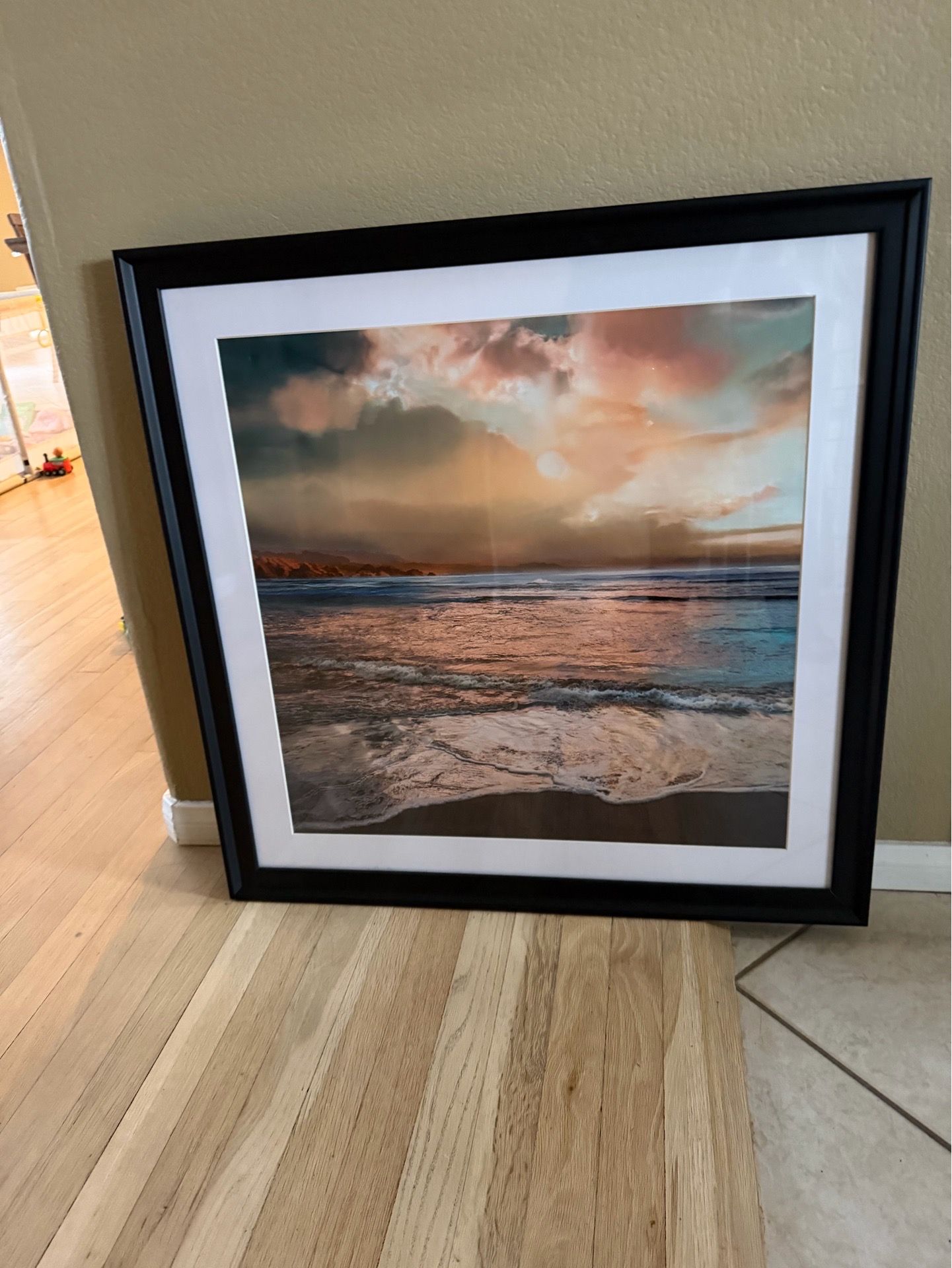 Framed ocean picture called “Nuance”