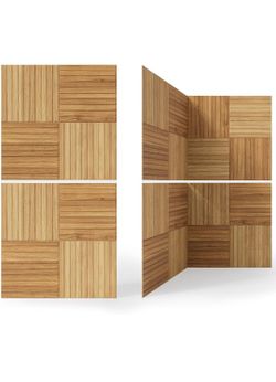 6 Pack Large Acoustic Panels,72 x 48Inches Soundproof Wall Panels,Decorative Sound Panels, log color