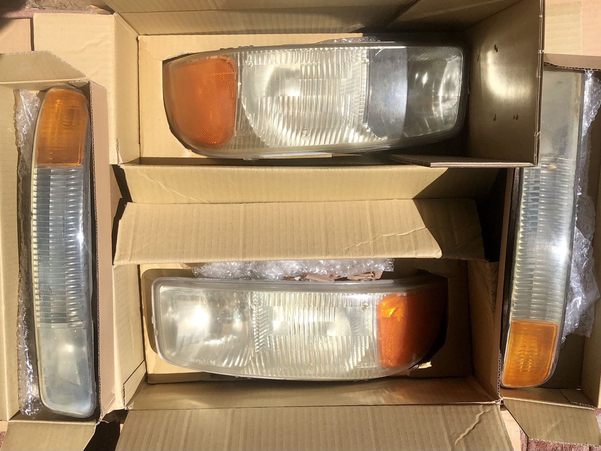  1(contact info removed) GMC Sierra Headlights And Signal Lights