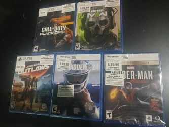 PS5 games unopened