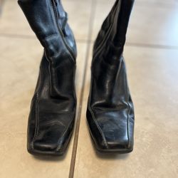 Black Designer Boots