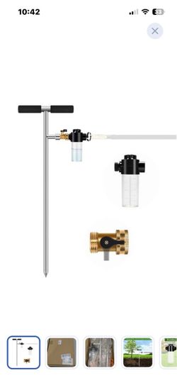 “New”Garden Fertilizer,watering Injector with Ground Stake