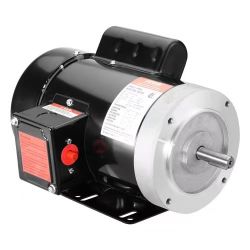 457^1HP Electric Motor 1725 rpm, AC 115V/230V, 56C Frame, Air Compressor Motor Single Phase, 5/8" Keyed Shaft, CW/CCW Rotation for Agricultural Machin