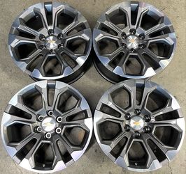 2025 Chevy High Country OEM 20s Wheels.