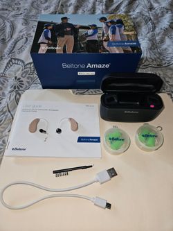 Beltone Amaze Rechargeable Hearing Aids with Charger