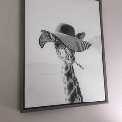 Modern Black & White Canvas Art – 2 × 1.6 ft 