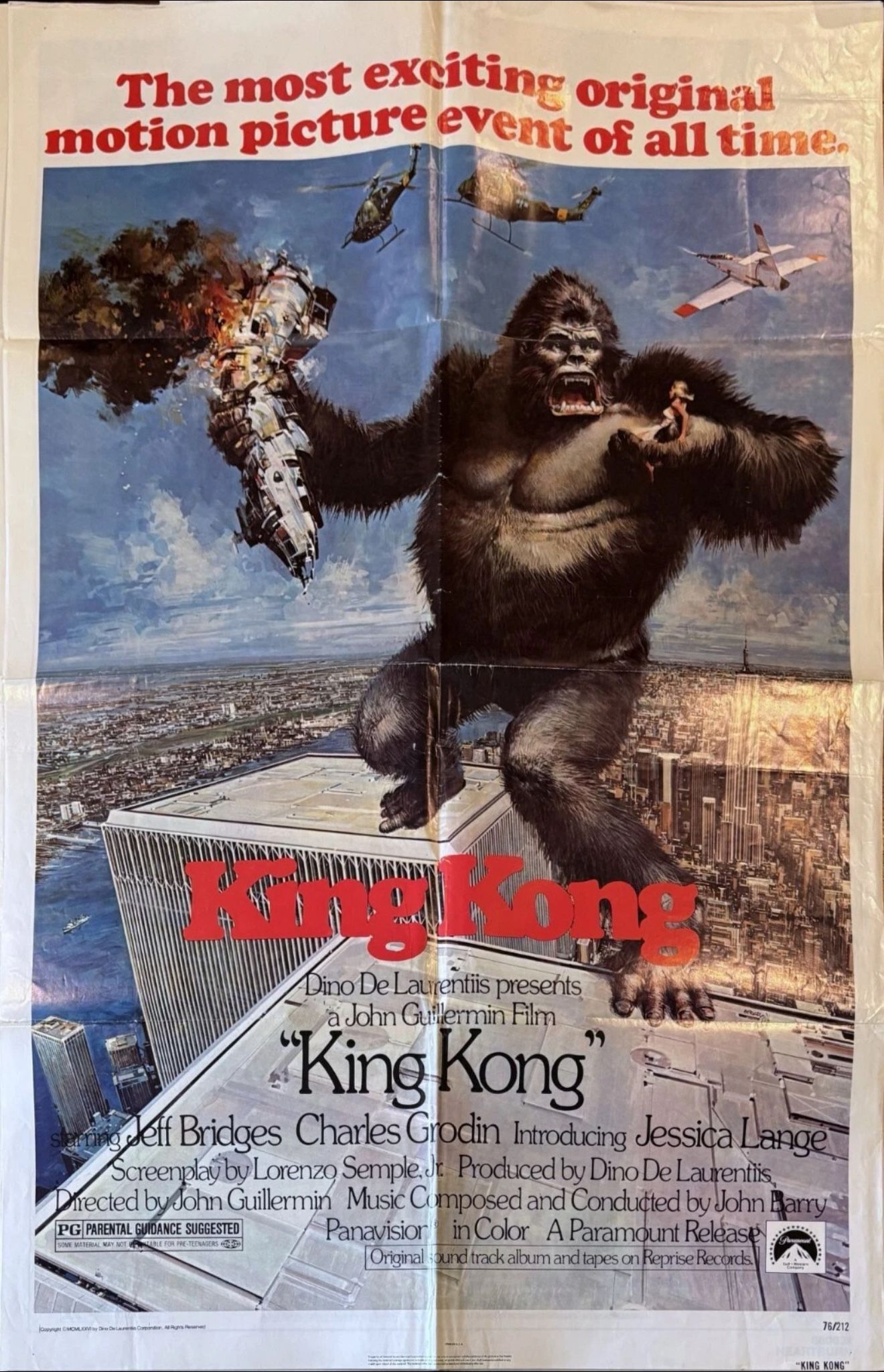 King Kong Original Movie Poster