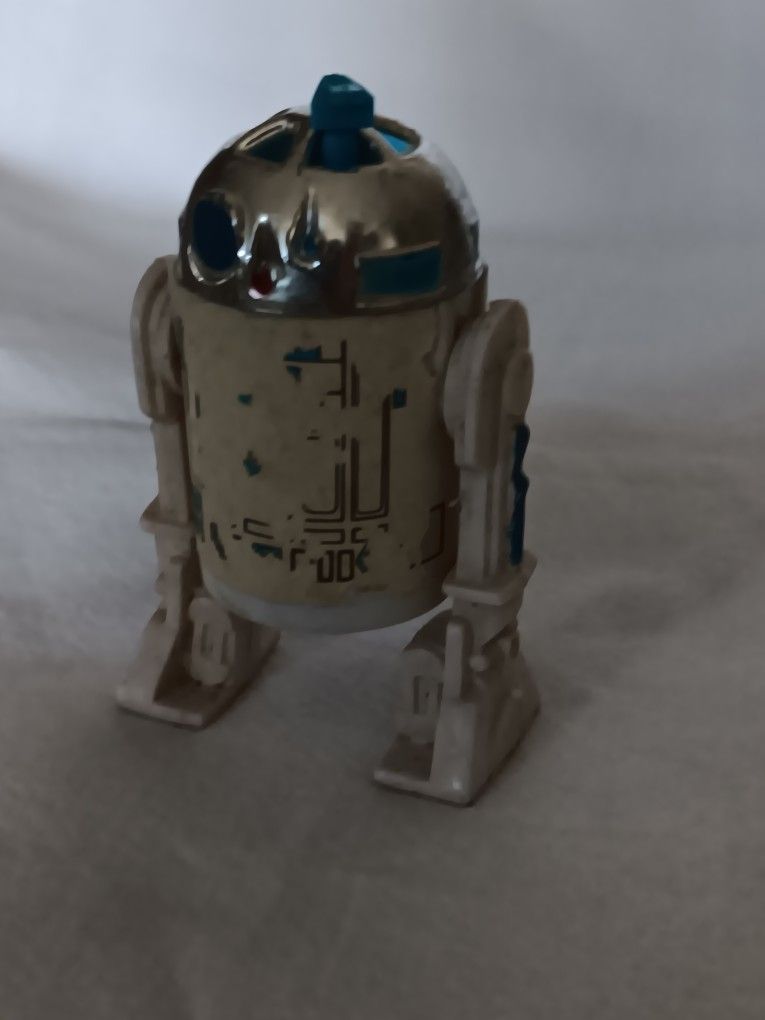 Vintage Star Wars 1977 R2-D2 Hong Kong Sensor Scope Dark Leg Stripes