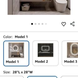 Round Wall LED Mirror,samrt Mirror 