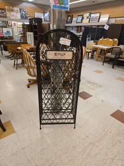 Metal Free Standing Wine Rack