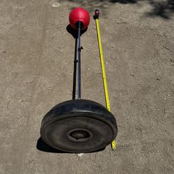 Adjustable reflex punching bag