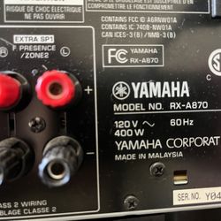 Yamaha Receiver 