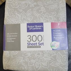 Better Homes And Gardens Full Size Sheet Set Gray