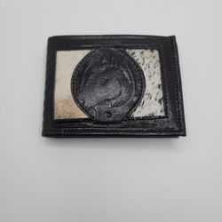 Western Tooled Leather Bi-fold Wallet  