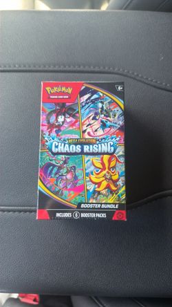 Pokémon TCG Mega Evolution: Chaos Rising Booster Bundle – Factory Sealed (6 Packs)