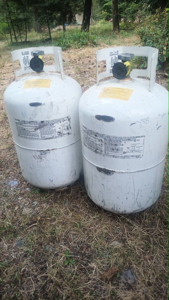 2 30lb RV Propane Tanks